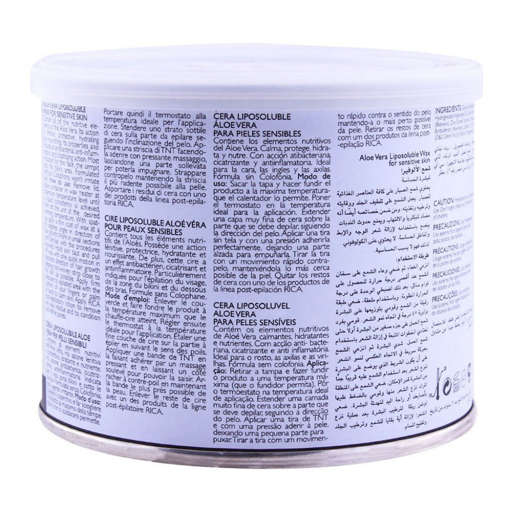 Rica Liposoluble Aloevera Wax 400ml