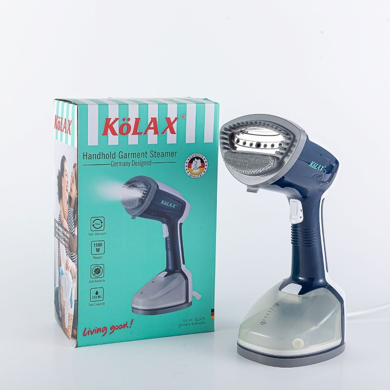 Kolax 822479 Handheld Garment Steamer for Clothes Steamer,1500w,15s Heat-up Garment Steamer, 350ml Large Water Tank, Handheld Steamer Clothing Steamer, Garment Fabric Wrinkles Remover Wet & Dry Ironing