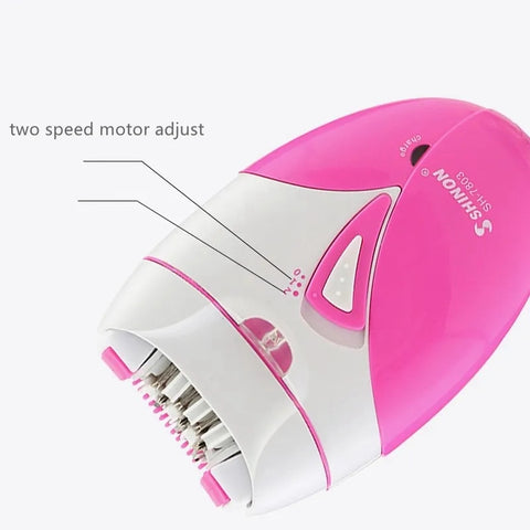 Shinon SH-7803 epilator rechargeable threading machine full body hair removal machine from roots