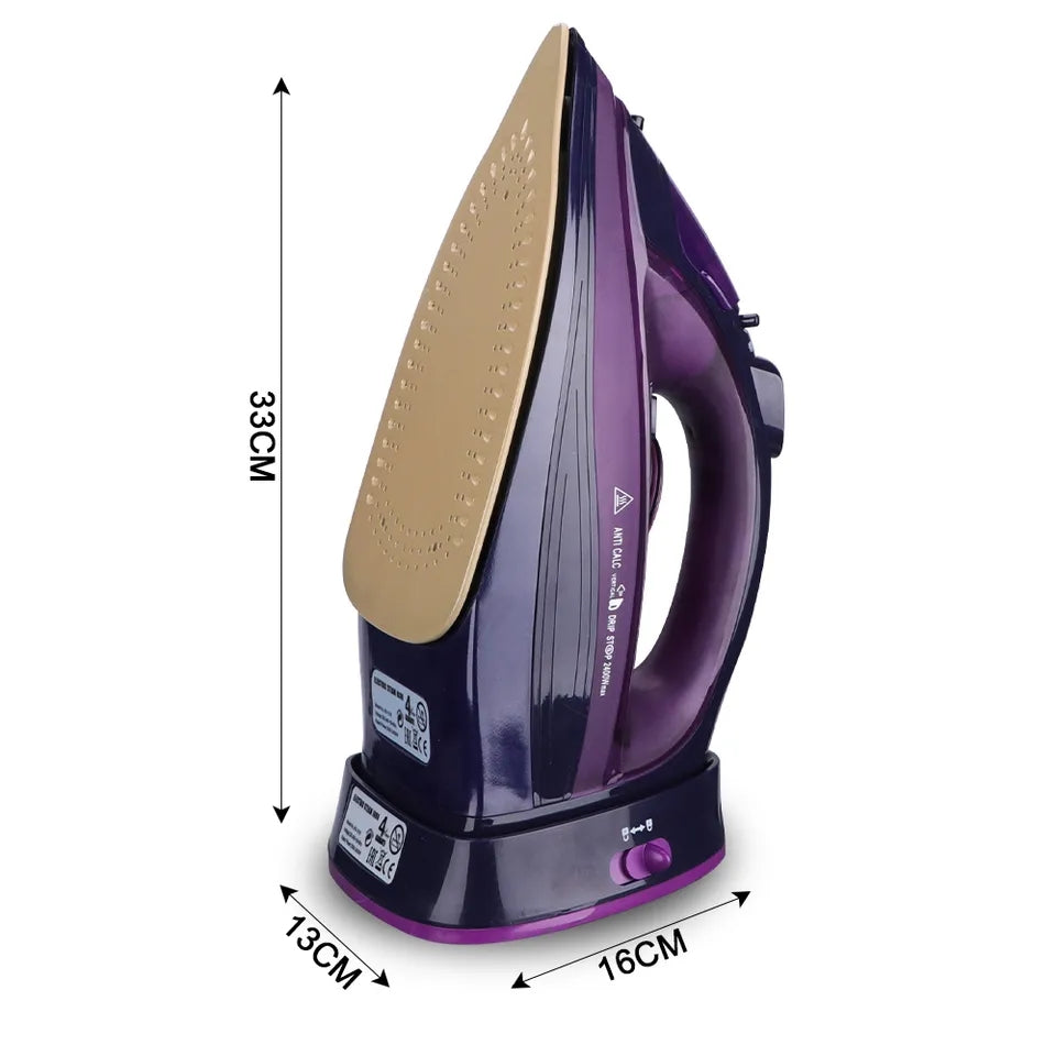 RAF R.1210 Cordless Corded Electric Steam Iron Full Size 2400 watts Ceramic Soleplate