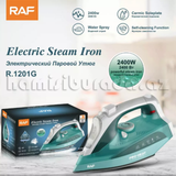 RAF R.1201 Electric Steam Iron Full Size 2400 watts Ceramic Soleplate