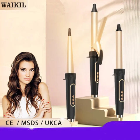 3 in 1 Professional Salon Styling Electric Hair Curler Constant Temperature Curling Iron