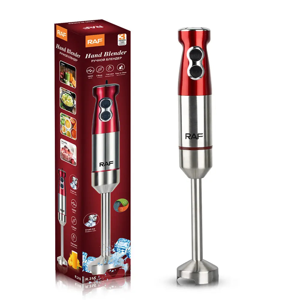 RAF R.315 Hand Blender 1000 watts Ice Crusher 4 blades
