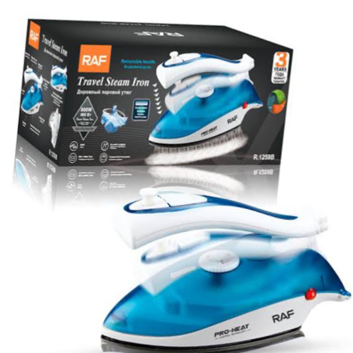 RAF R.1259 Travel Foldable Steam and Dry Iron Light weight 800 watts