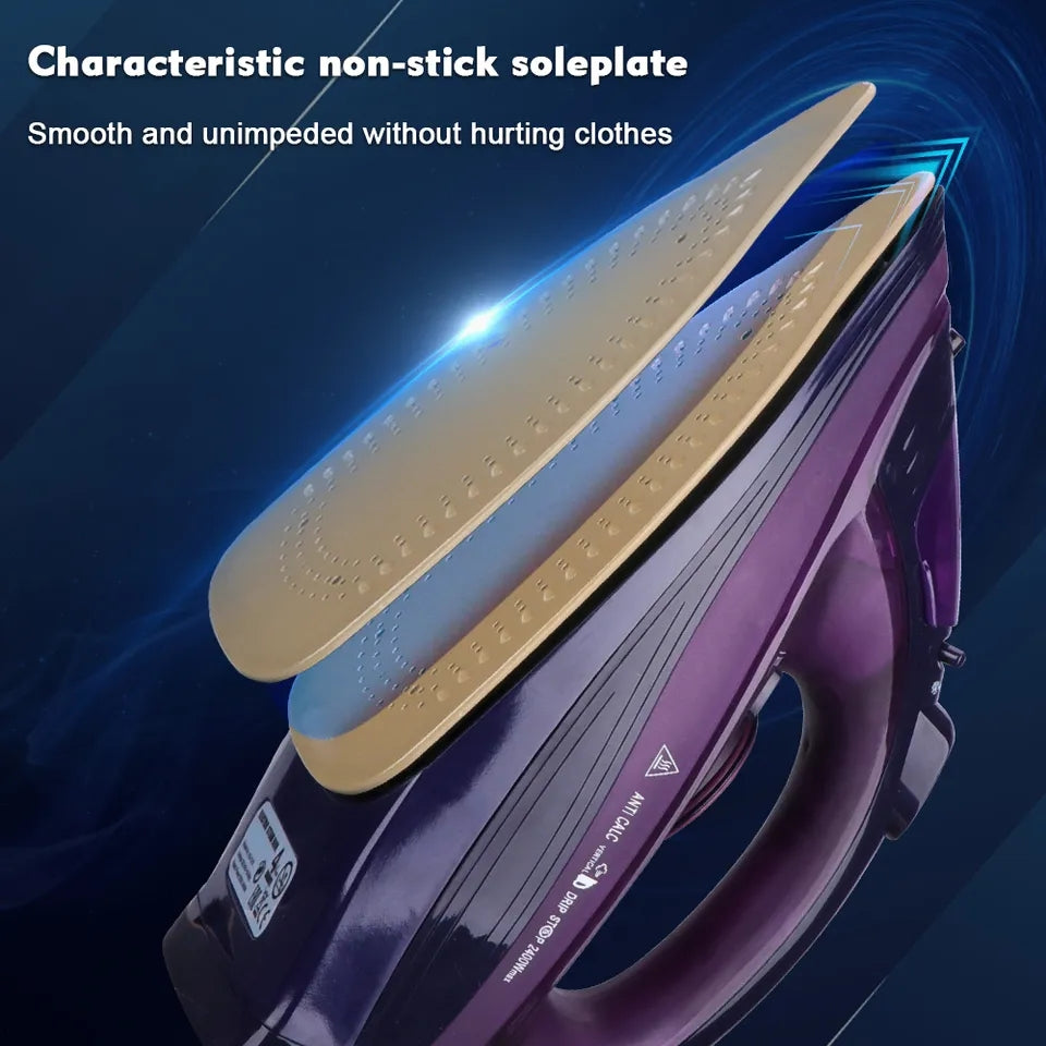 RAF R.1210 Cordless Corded Electric Steam Iron Full Size 2400 watts Ceramic Soleplate