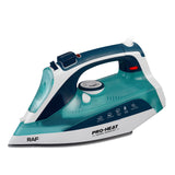 RAF R.1201 Electric Steam Iron Full Size 2400 watts Ceramic Soleplate