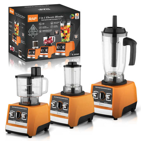 RAF R.2839 ELECTRIC CHOPPER BLENDER GRINDER 3 IN 1 MULTIFUNCTION MACHINE