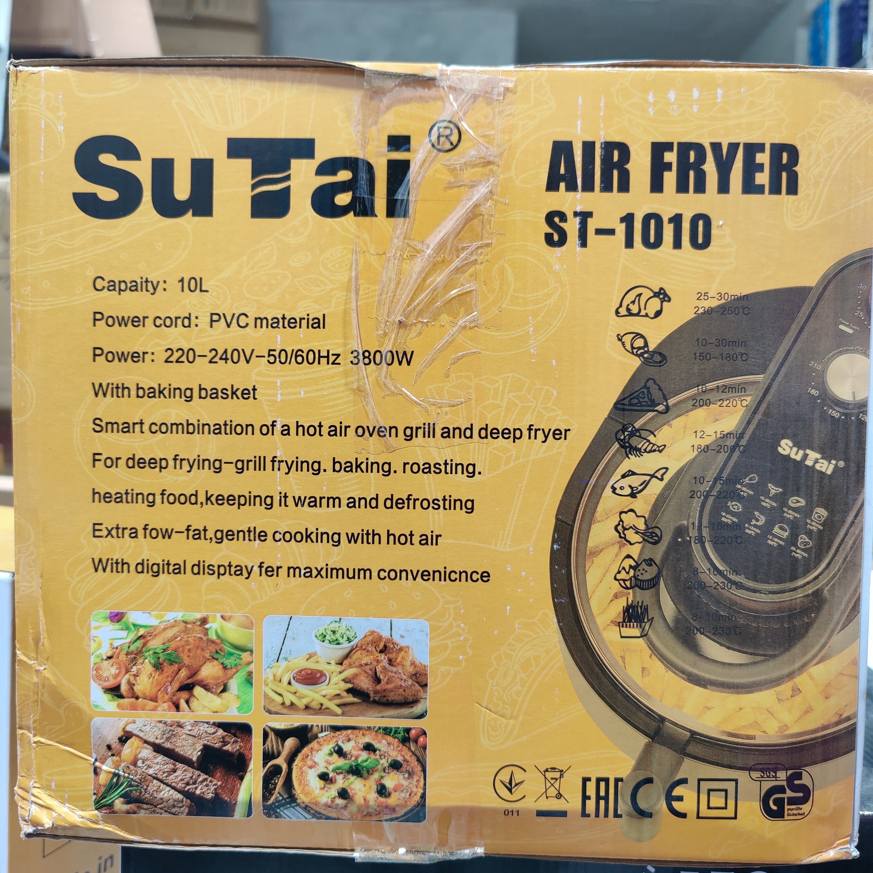 SUTAI AIR FRYER ST-1010 10 LITRE