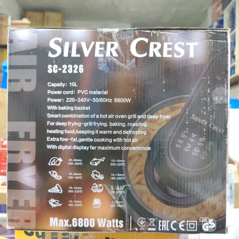 SILVER CREST AIR FRYER SC-2326 10 LITRE