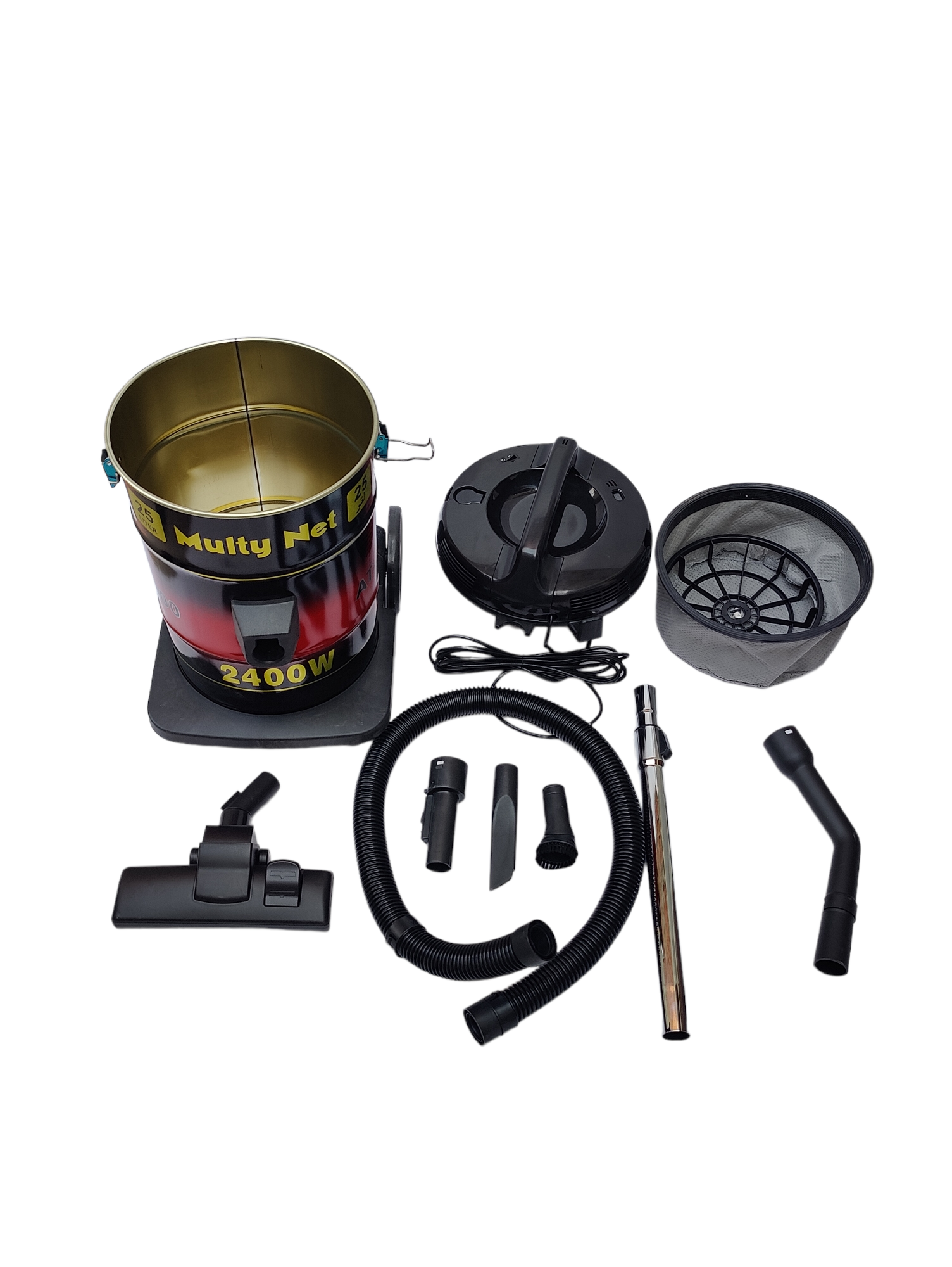 Multynet Vacuum Cleaner 25 L 2400 Watts