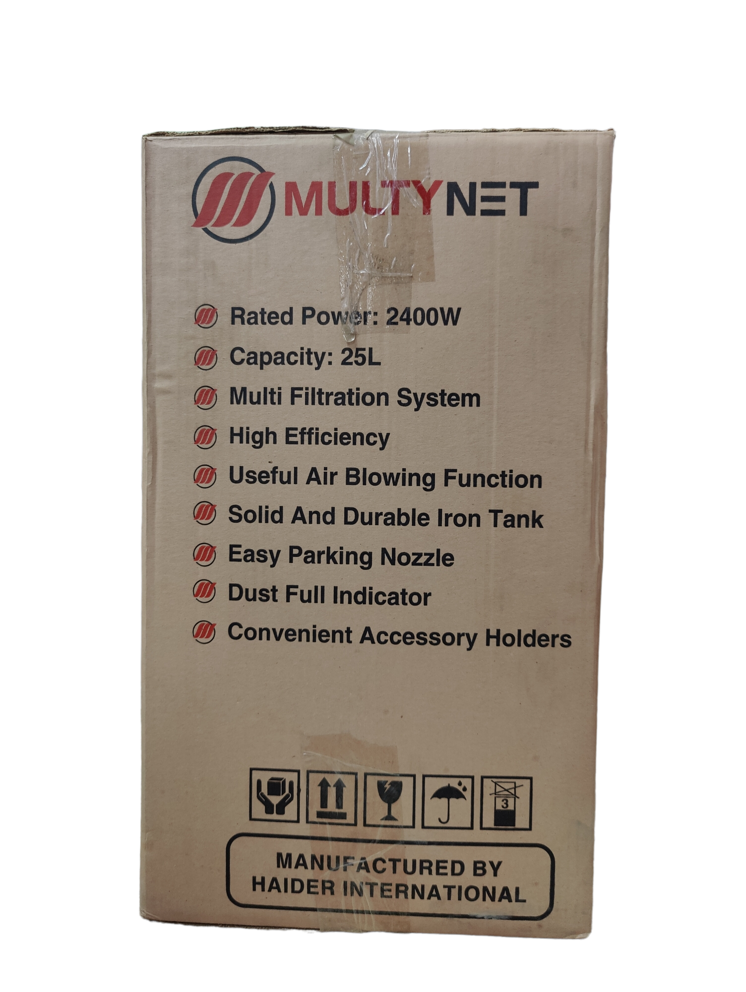 Multynet Vacuum Cleaner 25 L 2400 Watts