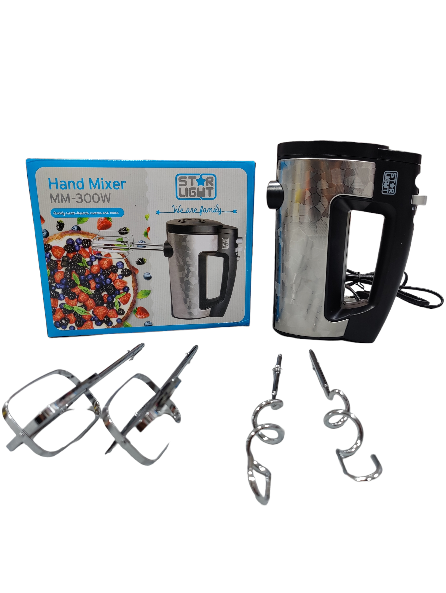 STARLIGHT HAND MIXER MM-300 heavy duty Egg Beater