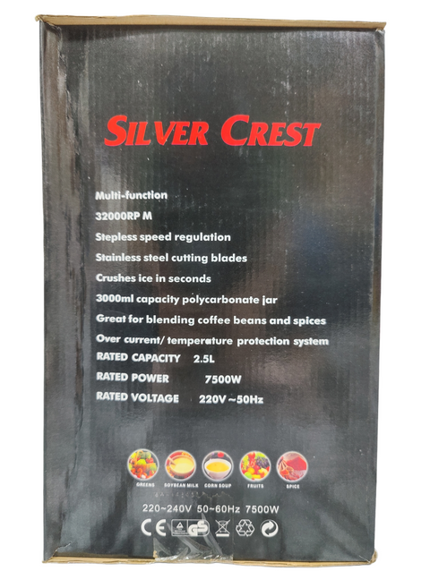 SILVER CREST BLENDER GRINDER 2 IN 1  SC-8006