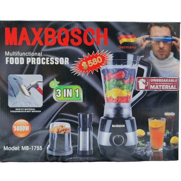 MAXBQSCH MB-1755 BLENDER GRINDER UNBREAKABLE