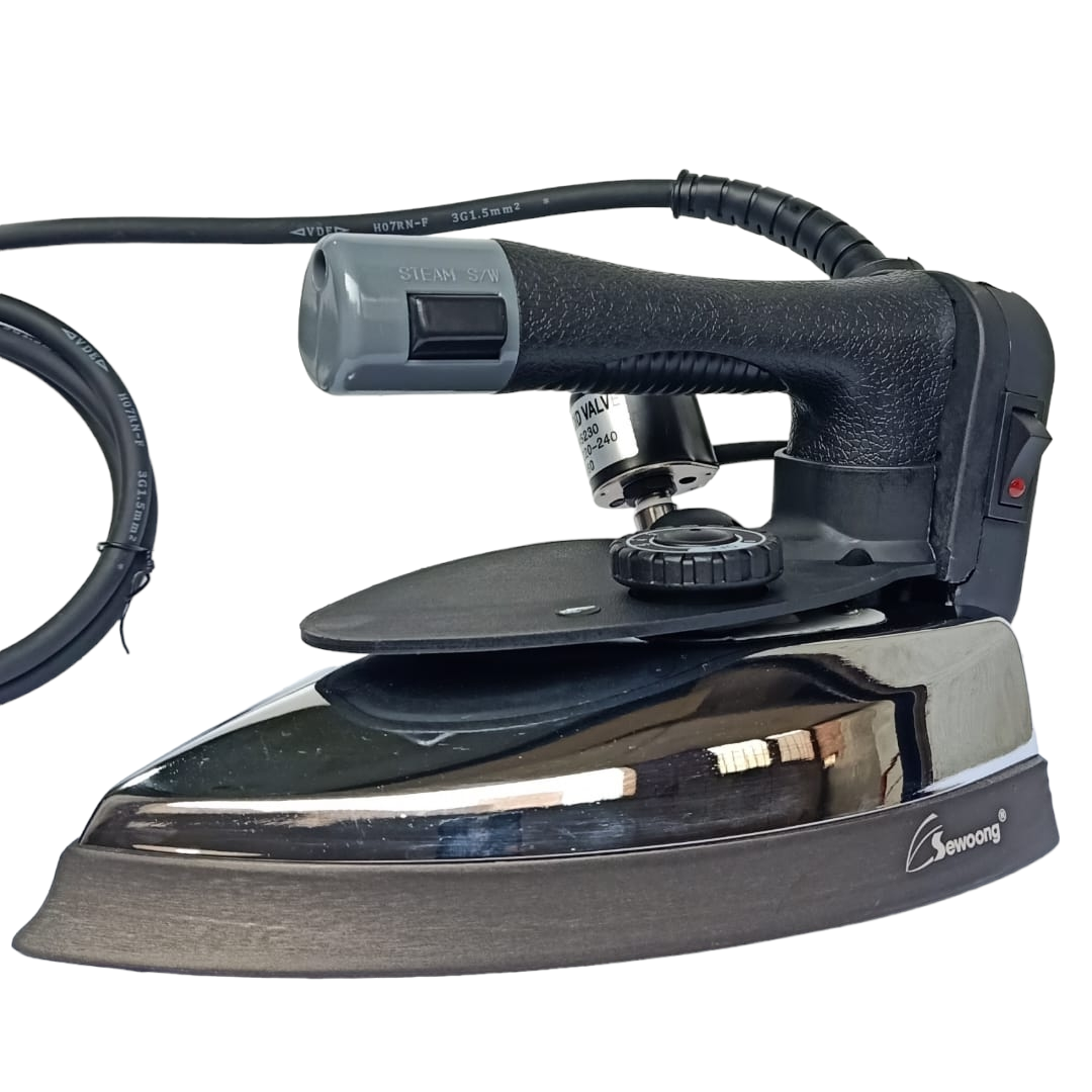 SEWOONG COMMERCIAL STEAM IRON BOTTLE PRESS GRAVITY IRON