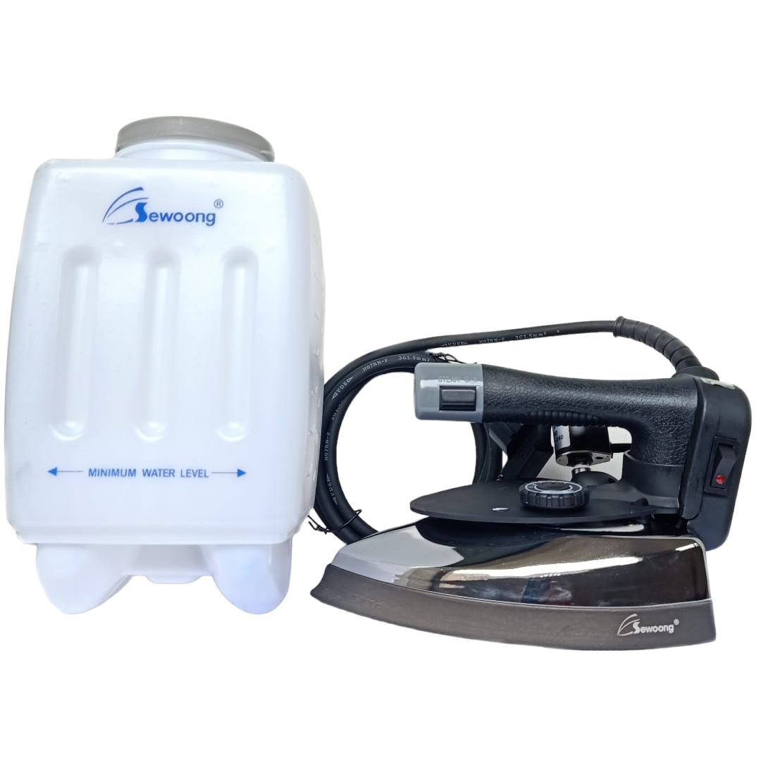 SEWOONG COMMERCIAL STEAM IRON BOTTLE PRESS GRAVITY IRON