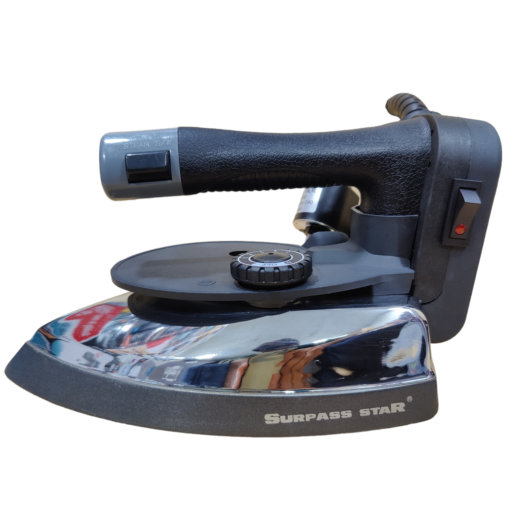 SURPASS STAR COMMERCIAL STEAM IRON BOTTLE PRESS GRAVITY IRON