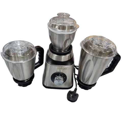 SILVER CREST ELECTRIC BLENDER 3 IN 1 ZK-9090 WET DRY GRINDER MILL 1200 WATTS