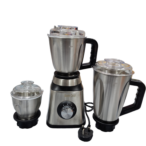 SILVER CREST ELECTRIC BLENDER 3 IN 1 ZK-9090 WET DRY GRINDER MILL 1200 WATTS