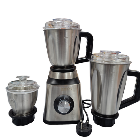 SILVER CREST ELECTRIC BLENDER 3 IN 1 ZK-9090 WET DRY GRINDER MILL 1200 WATTS