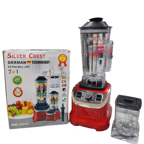 SILVER CREST BLENDER GRINDER 2 IN 1 SCB-919