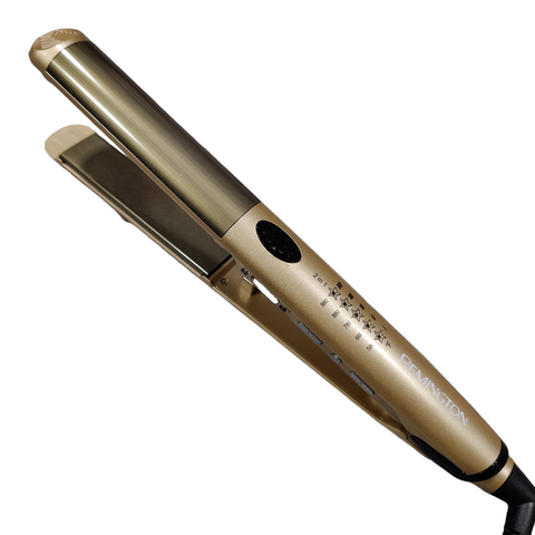 Remington 2 in 1 Professional Hair Straightener and Curler Digital Temperature Control Salon Quality 1st attempt results
