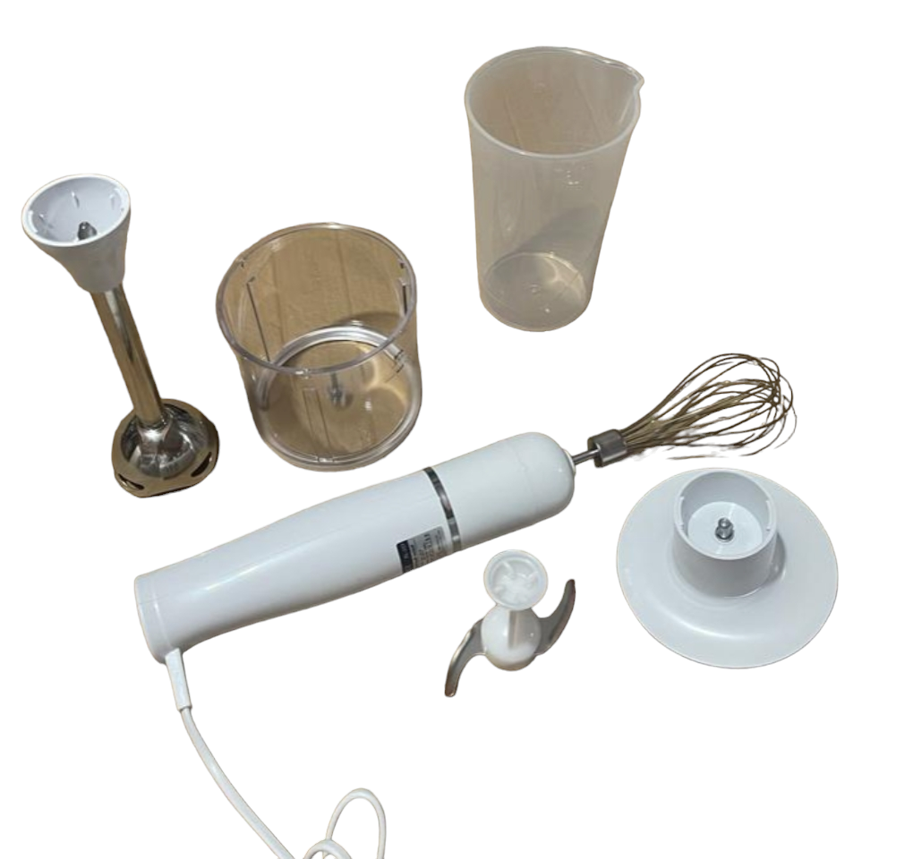 RELICE RL-257 4 in 1 Hand Blender set with whisker chopper jar