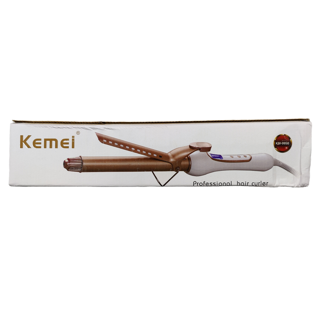 Kemei km-9942 Professional Hair Curling Rod Long Tong Digital Temperature Control