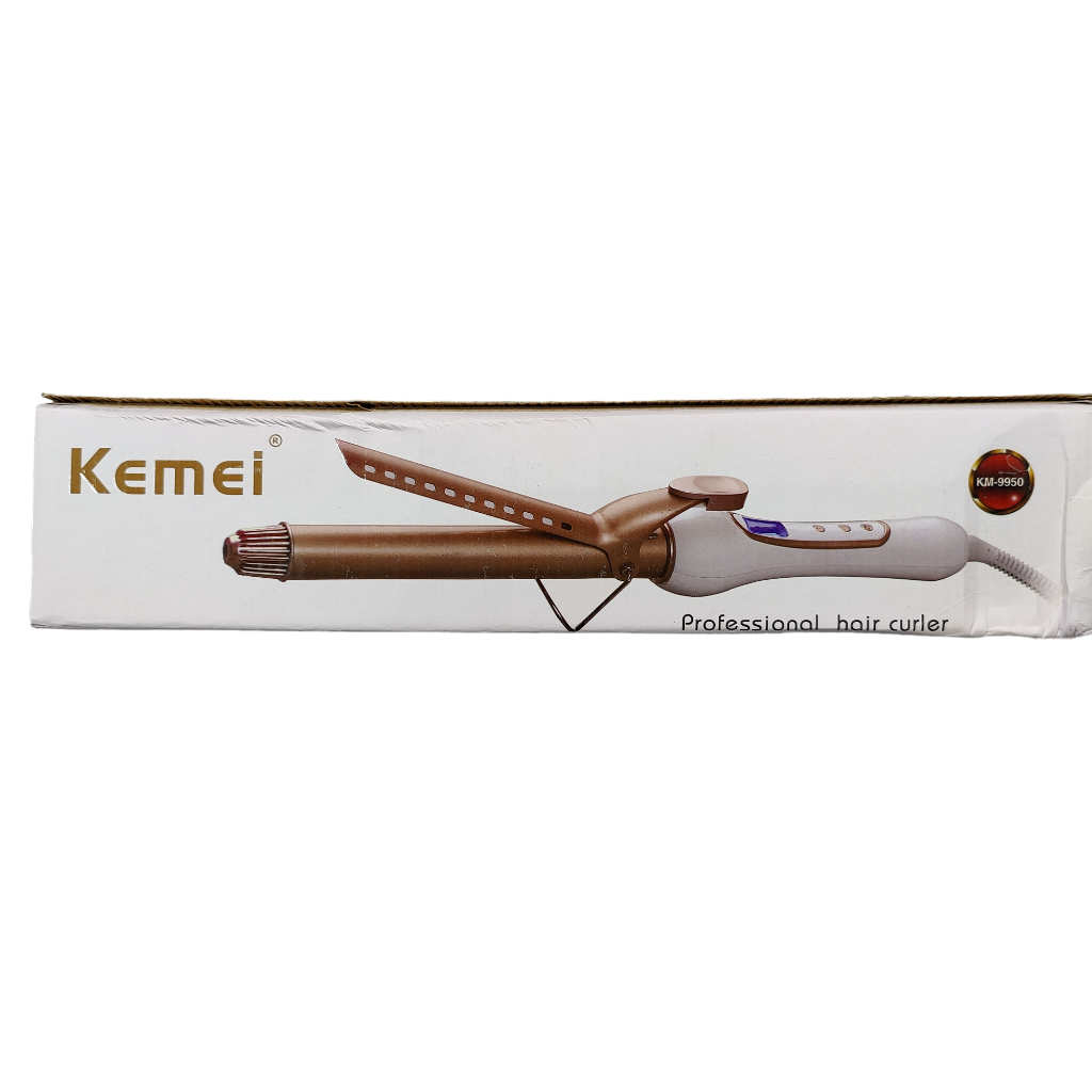 Kemei km-9942 Professional Hair Curling Rod Long Tong Digital Temperature Control