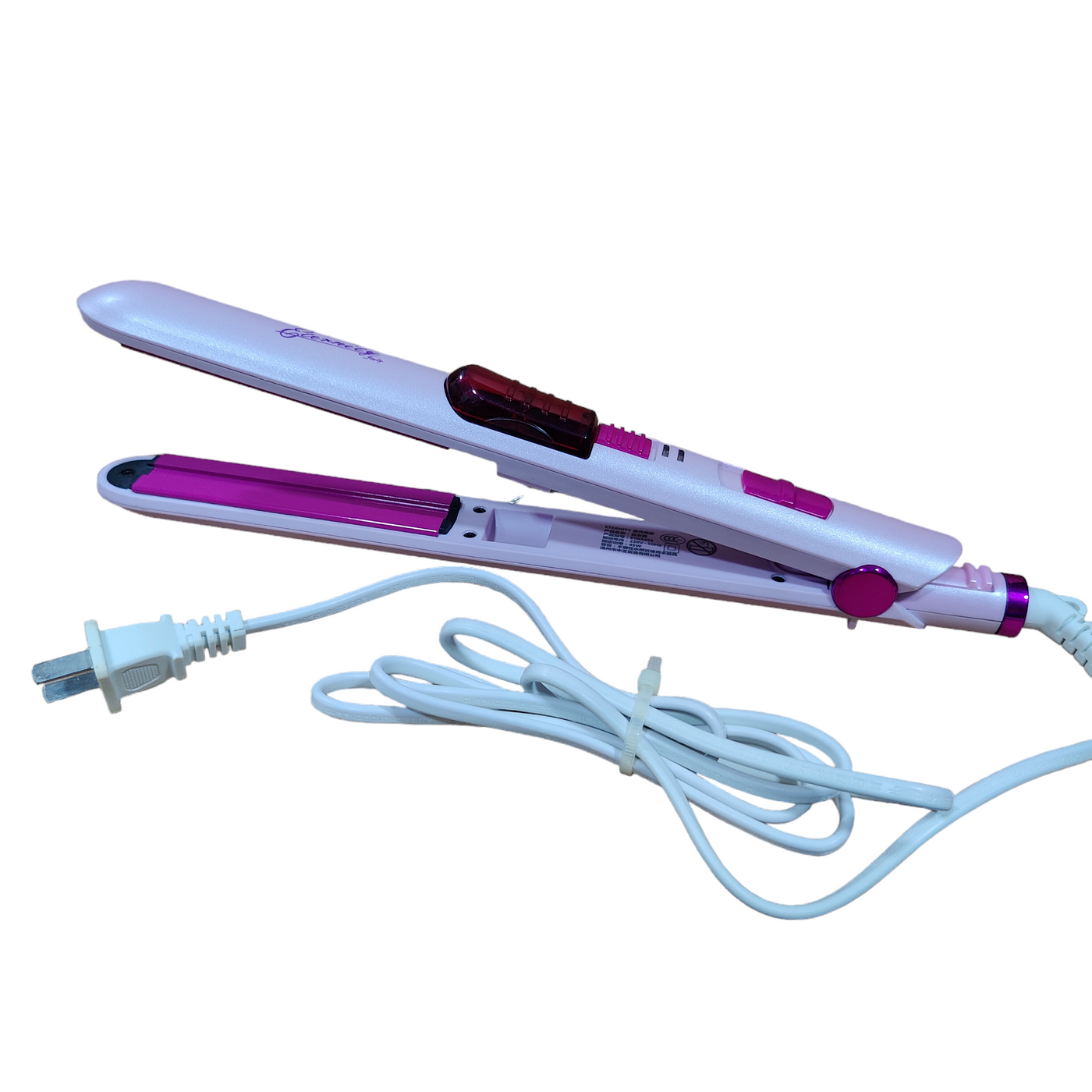 Korean Steam Hair Straightener ETERNITY JOY CERAMIC PLATES INSTANT RESULTS FAST HEAT UP