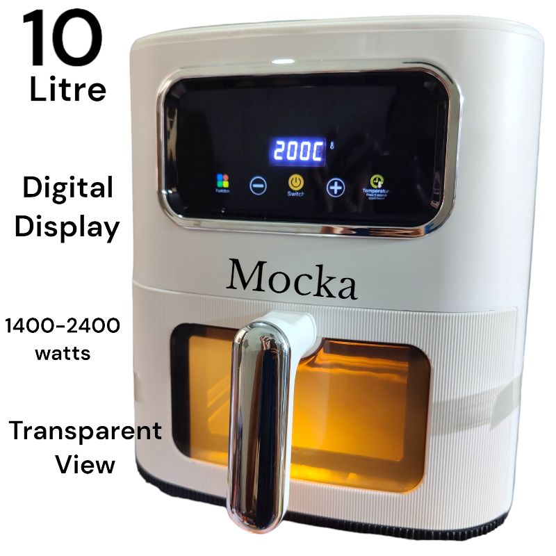 MOCKA 10 LITRE AIR FRYER COLOR DISPLAY 1400-2400 WATTS