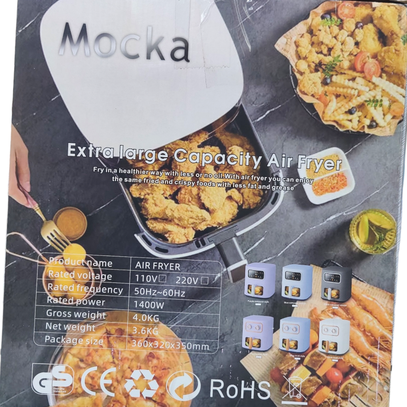 MOCKA 10 LITRE AIR FRYER COLOR DISPLAY 1400-2400 WATTS
