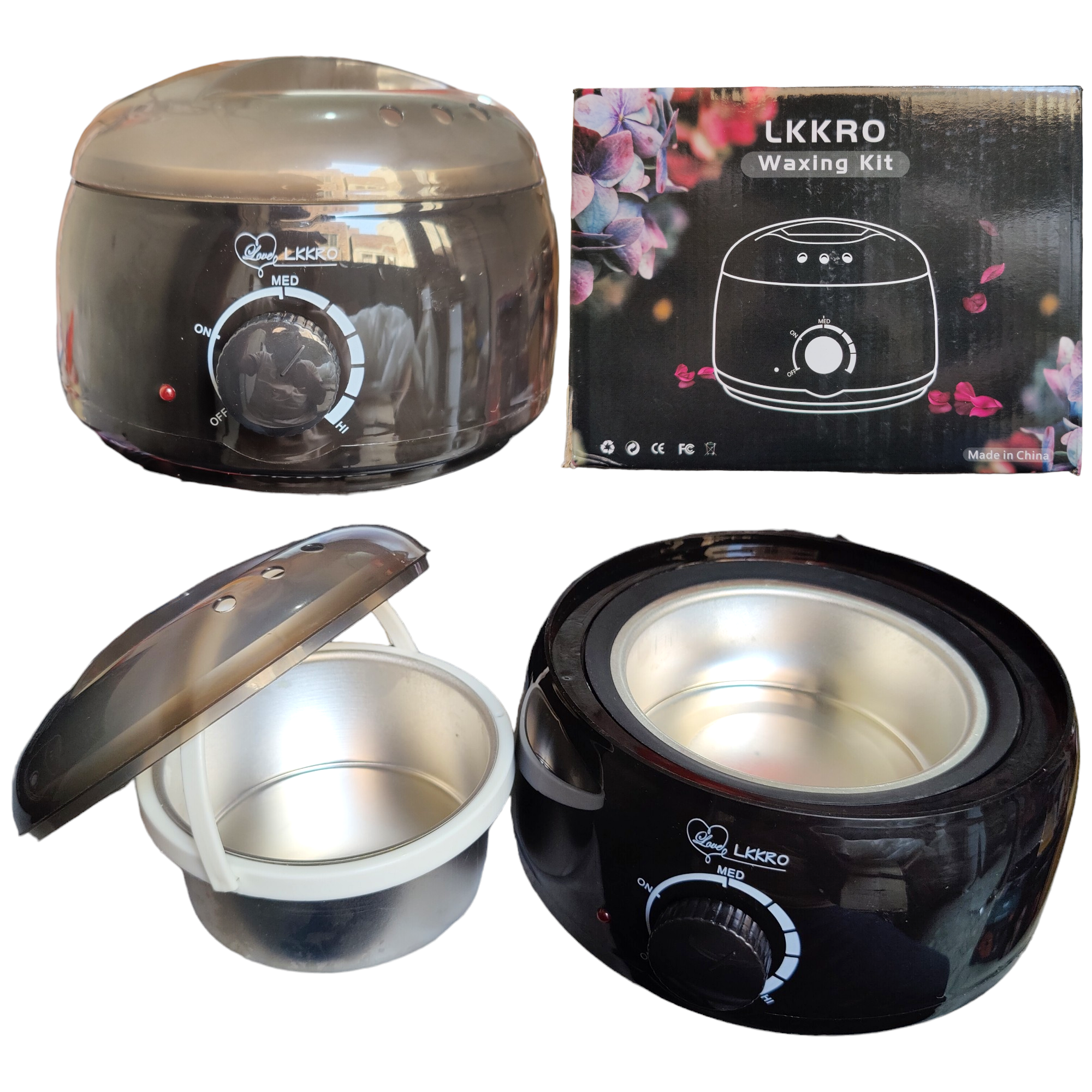PROWAX Professional Wax Heater & Warmer – 100W Thermostatic Temperature Control for Wax Beans & Sticks – Premium Hair Removal Waxing Kit (LKKRO Original)