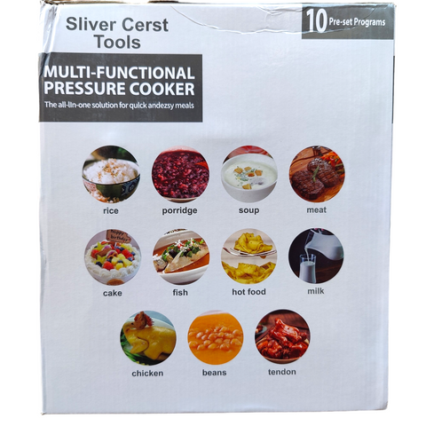 MULTIFUNCTIONAL Electric Pressure Cooker All in 1 cooking 6 litre 1000 watts with timer