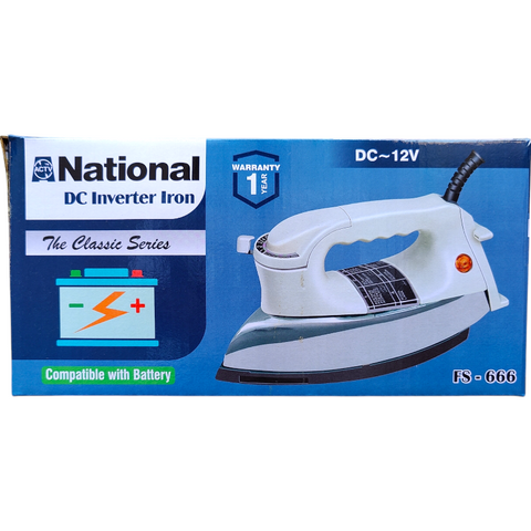 DC 12-V IRON ELECTRIC INVERTER DRY IRON BATTERY WORKING