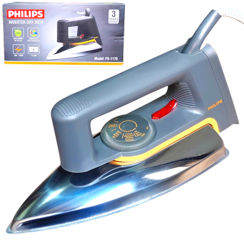 Electric INVERTER IRON 400 watts 1.8 amp Lightweight Dry Iron upto 70% energy saving compatible with wapda solar ups 3 years element warranty