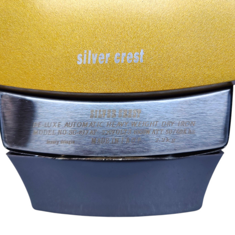 SILVER CREST Heavy Weight Luxury Iron SC-1177AF DRY IRON 5 years warranty