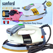 SANFORD DRY IRON HEAVY WEIGHT SF31MD Non Stick Coating Soleplate 3 Years Warranty