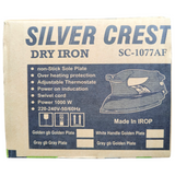 SILVER CREST Heavy Weight Classic Iron SC-1077AF DRY IRON 5 years warranty