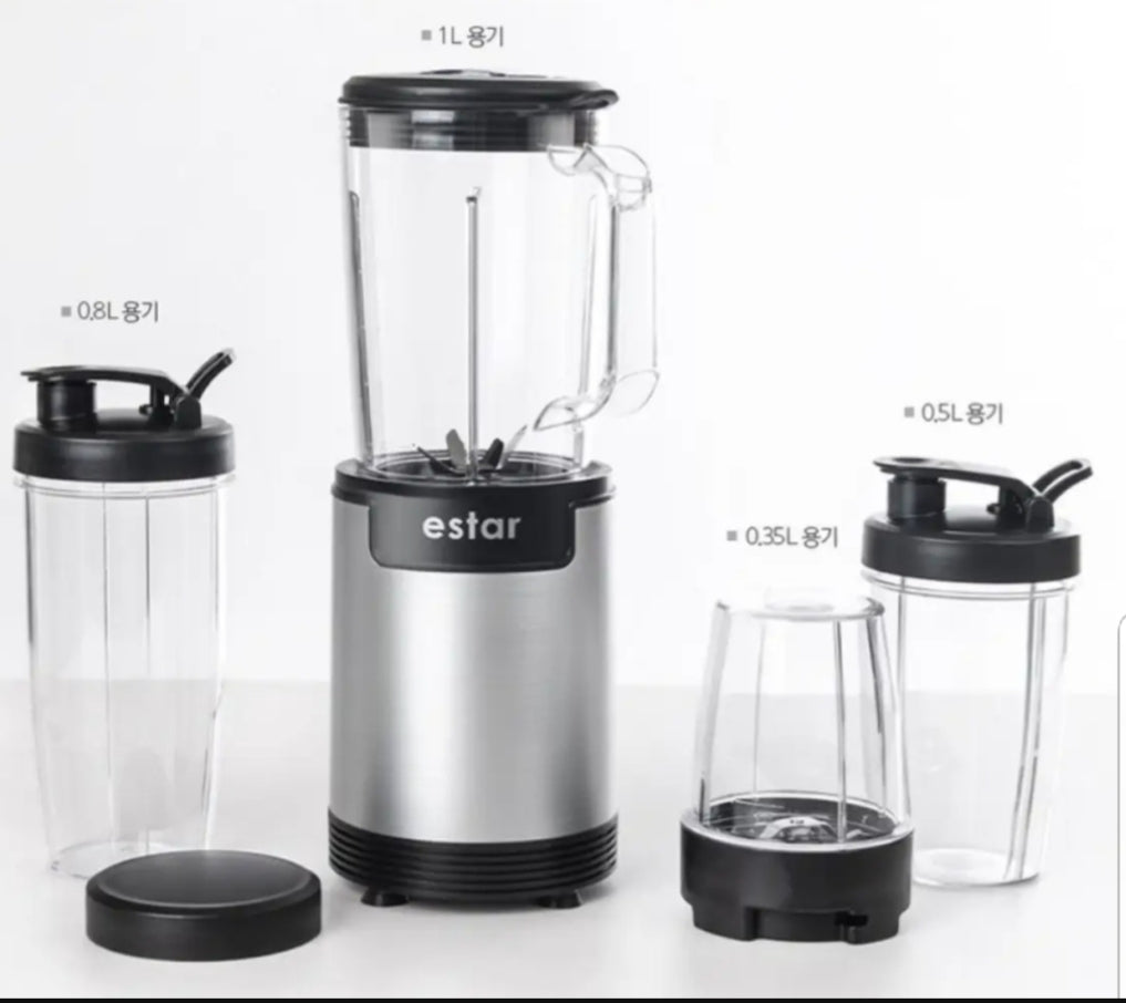 ESTAR 4 in 1 Nutri Blender High Speed Korean Lot 900 watts