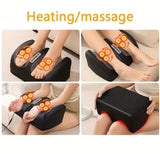 Foot Massager Heat Therapy Feet Massager Electric Foot Massager SPA Shiatsu Kneading Machine Calf Leg Pain Relief Booster