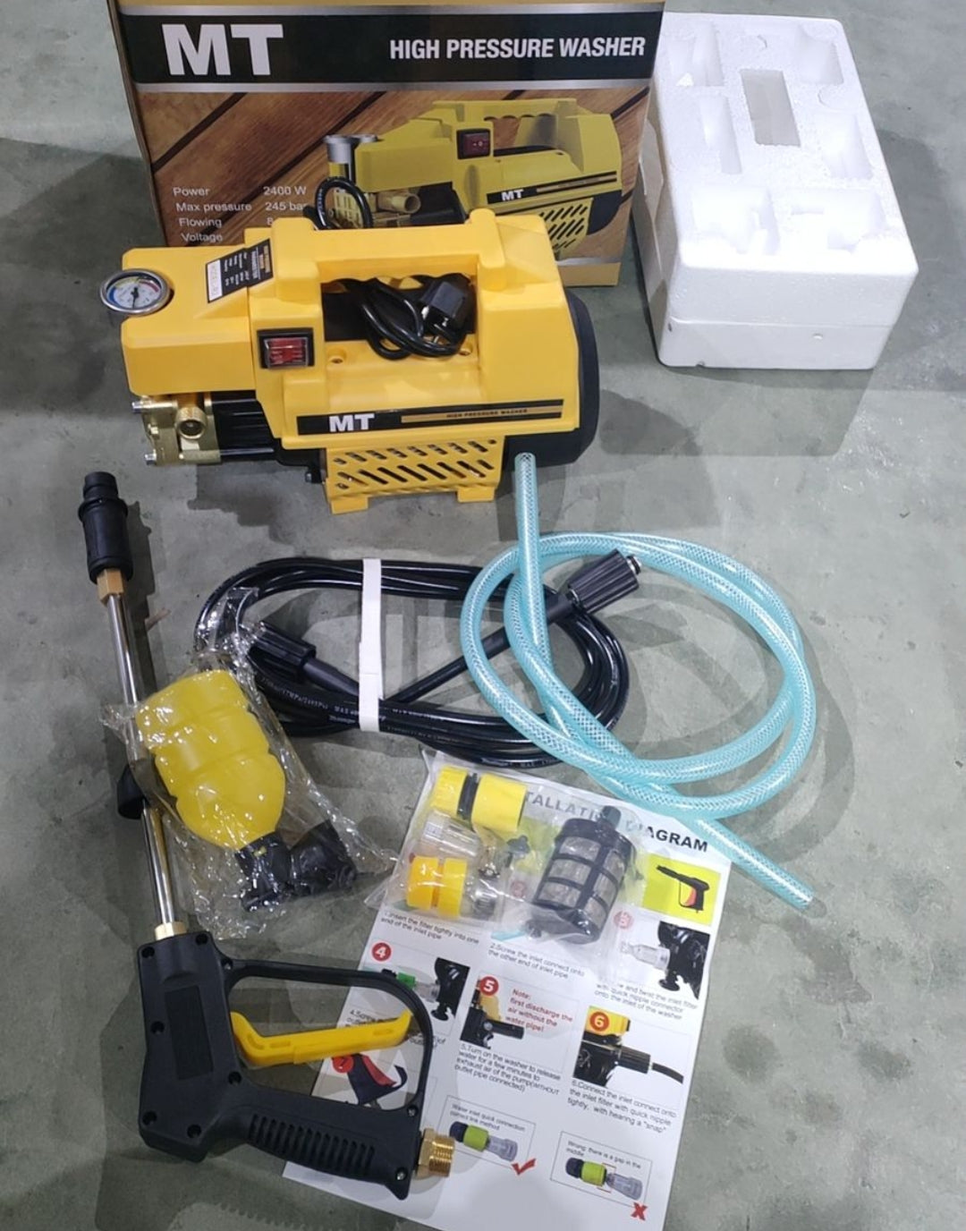 MT Pressure Washer 2400 watts