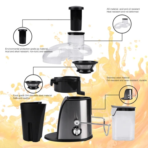 RAF R.2805 Electric Carrot Juicer hard fruit juicer extractor 500 watts 18000 RPM motor speed