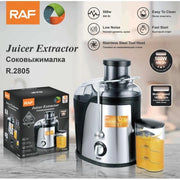 RAF R.2805 Electric Carrot Juicer hard fruit juicer extractor 500 watts 18000 RPM motor speed