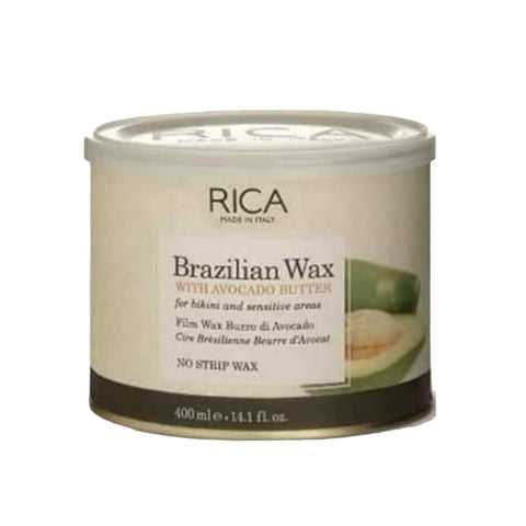 Rica No-Strips Brazilian Avocado Butter Wax 400 ml Made in Italy Original