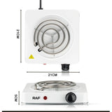 RAF R.8010B Electric Stove 1000 W cooking hot plate with temperature control overheat protection electric cooker