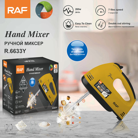 RAF R.6633 Hand Mixer / Egg Beater 260 watts