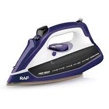 RAF R.1224 Electric Steam Iron Full Size 2400 watts Ceramic Soleplate