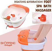 368-A Foot Massager Spa Heating Vibration Bubbling Infrared Massaging Spa Machine Pedicure