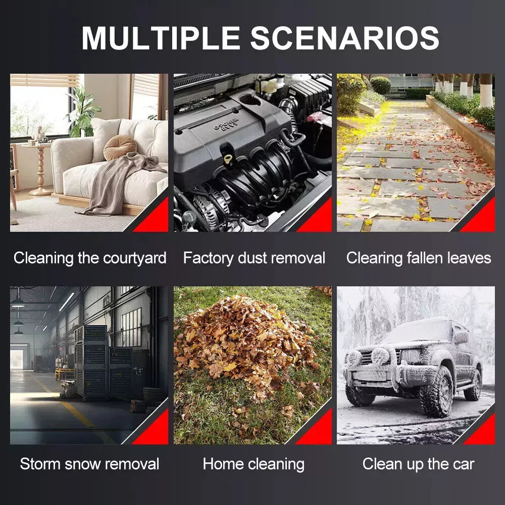 Storm Fan Jet TurboSweep Cordless Power Blower – Dual Battery Multi- Purpose Cleaner Electric Powerful Turbine Turbo Fan Upgraded Version Storm Turbo Fan Handheld Car Hair Dryer Cleaning Violent Air Gun Jet Fan